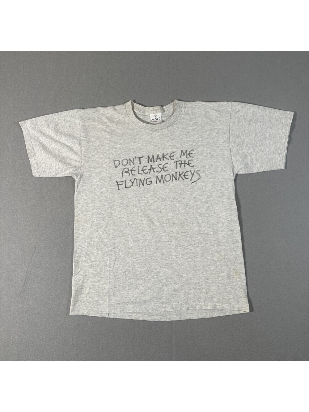 Vintage 90s Don’t Make Me Release Flying Monkeys T-Shirt Large Gray